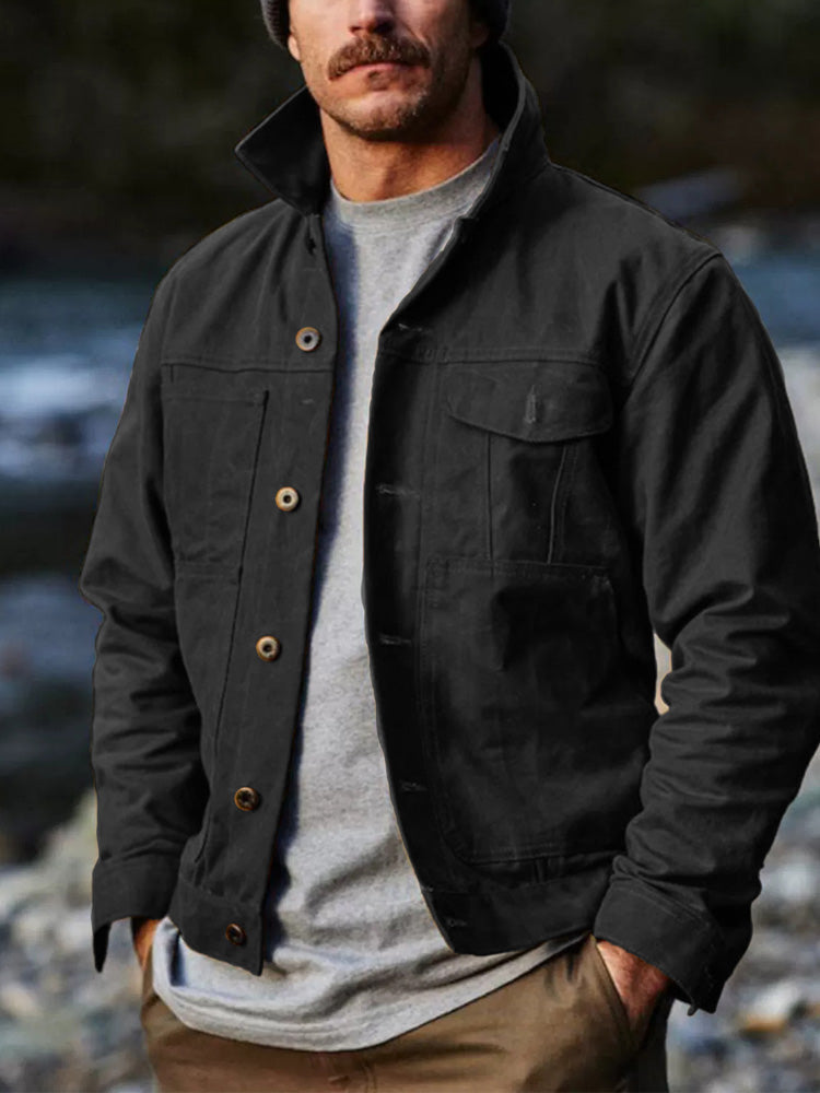 Arvid | Vintage Jacket with Button Placket
