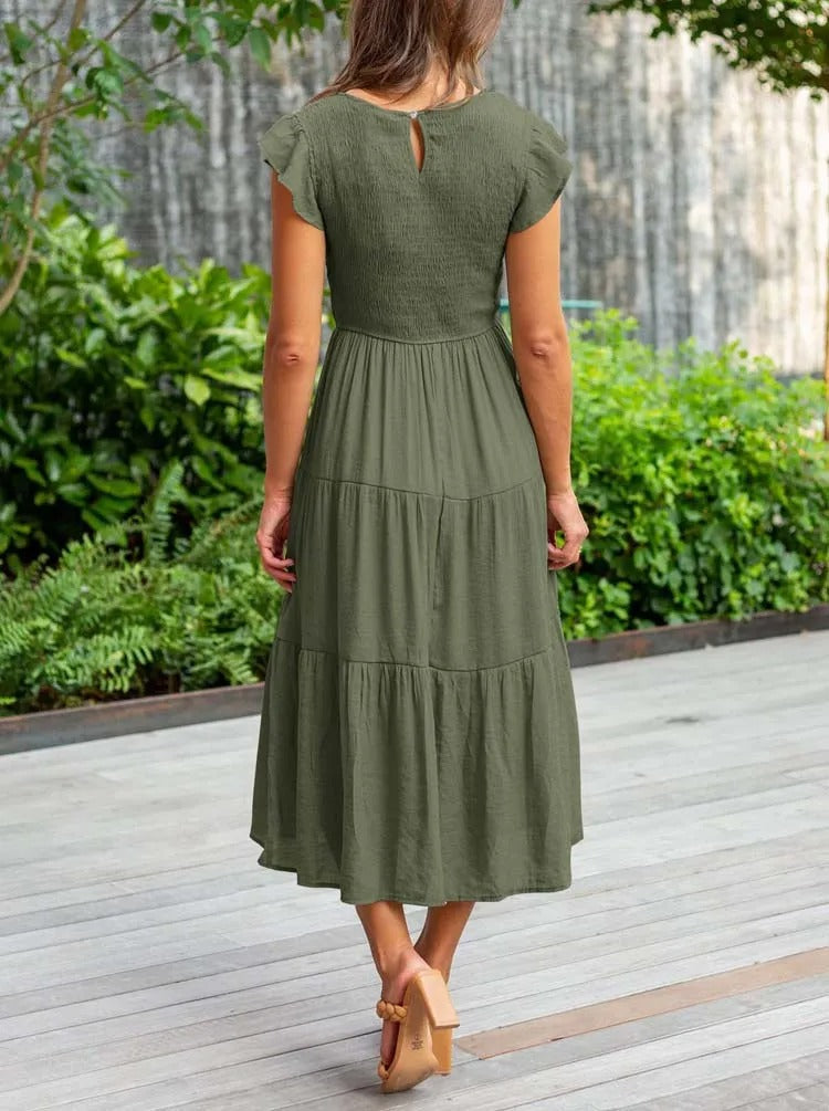 Megan | Sophisticated Tummy Covering Dress