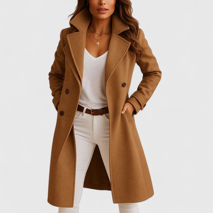 Elegant Isabell Coat with Classic Cut