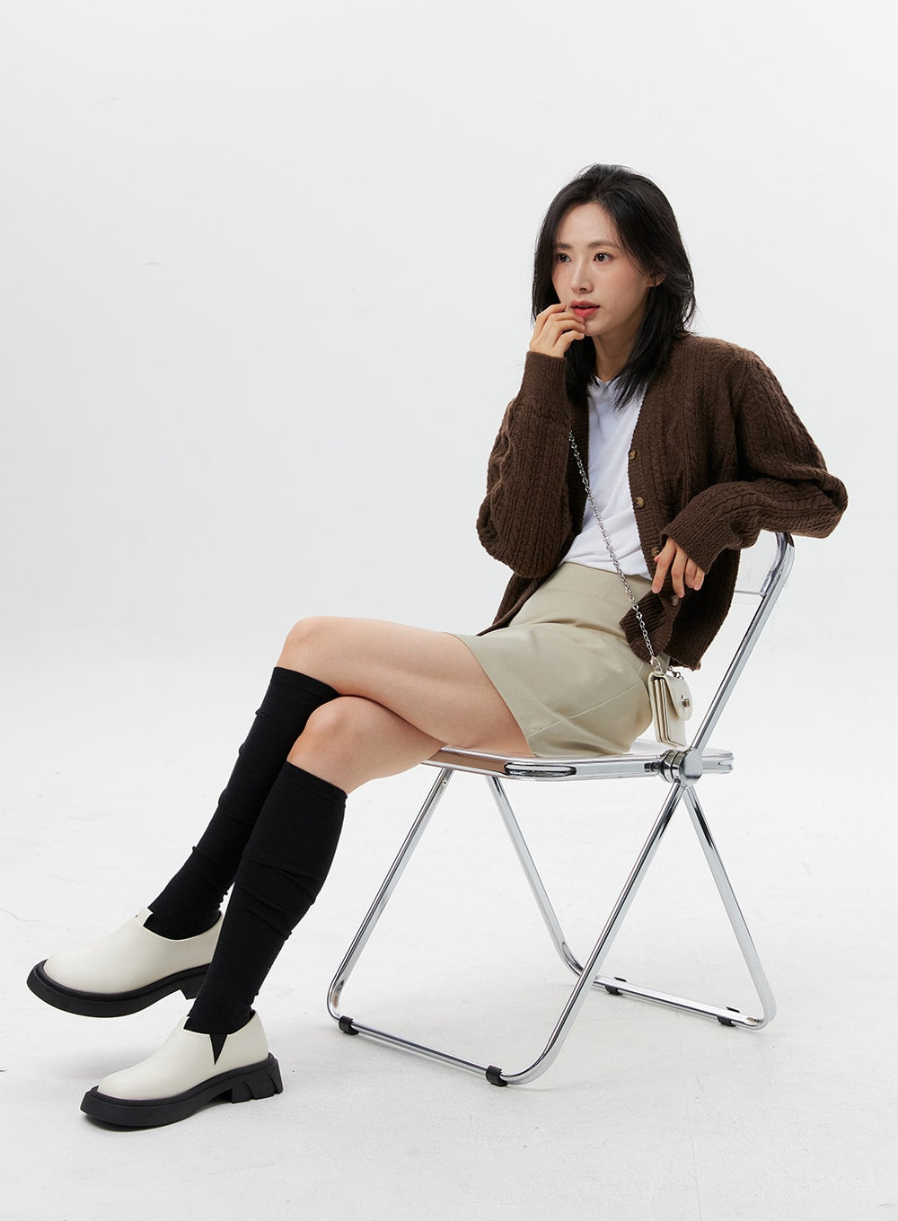 Faux Leather Slipper OG318