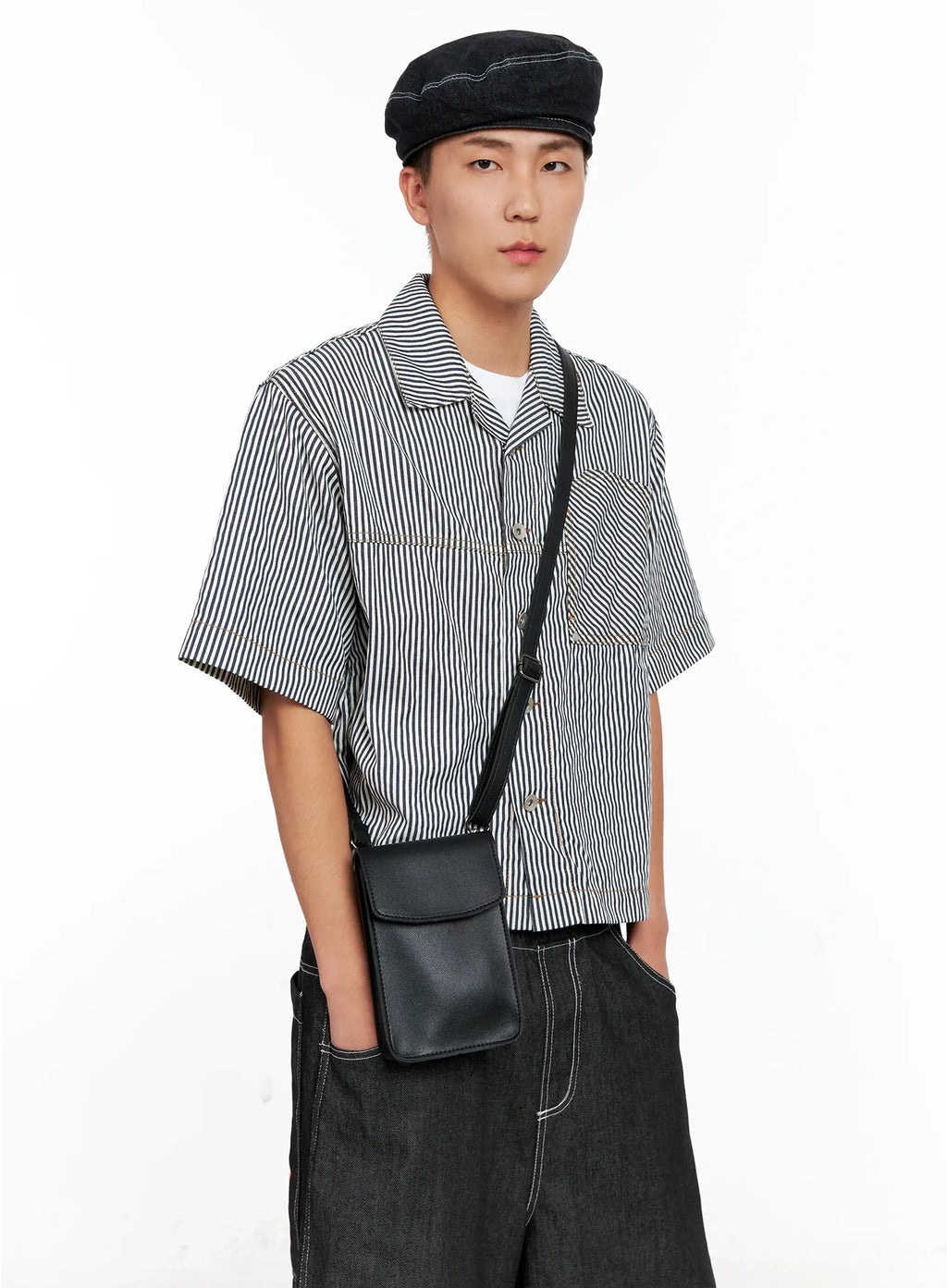 Men's Minimalist Crossbody Bag IG508