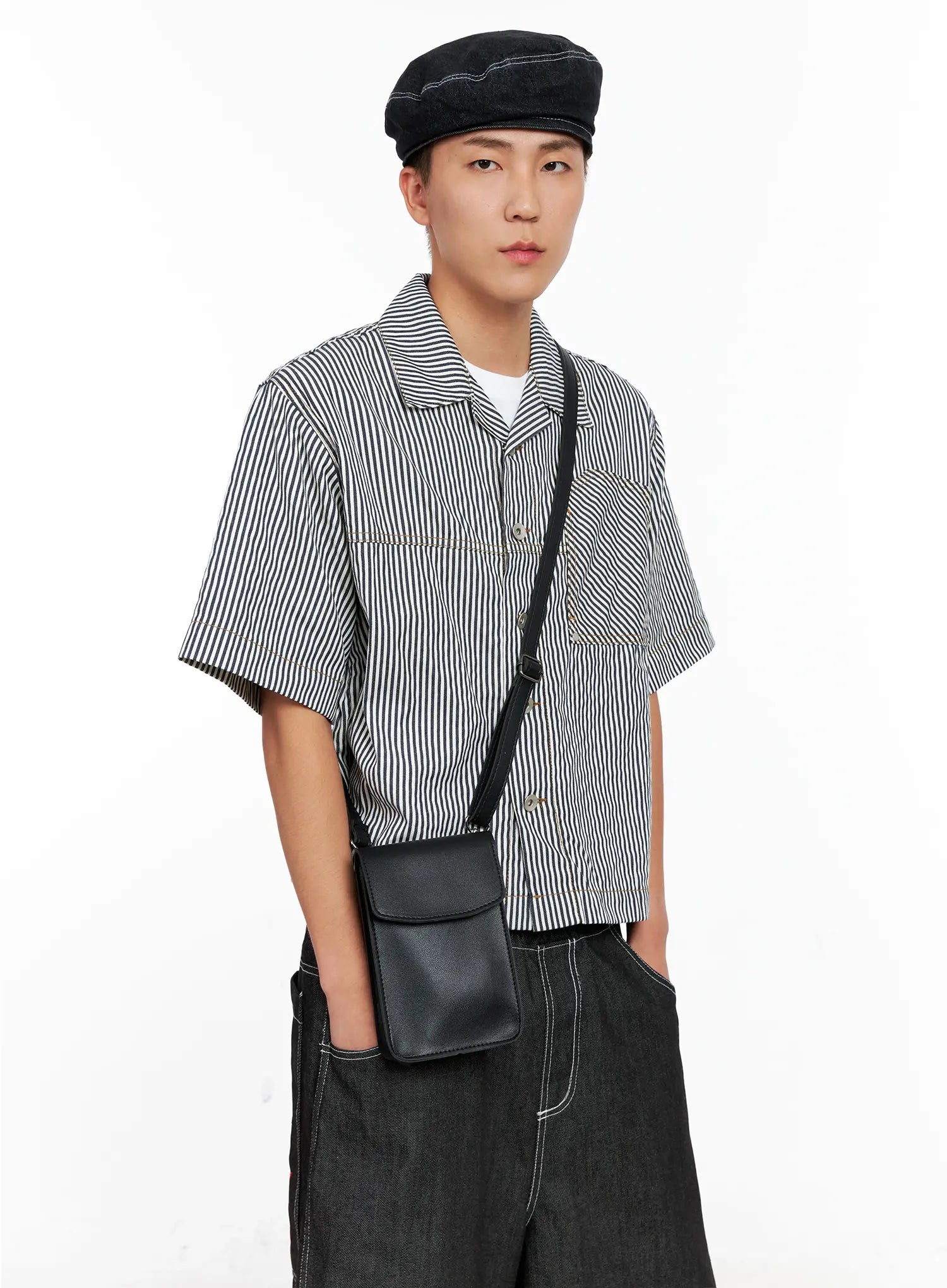 Men's Minimalist Crossbody Bag IG508