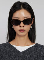 Jewel Slim Oval Fashion Sunglasses IJ508
