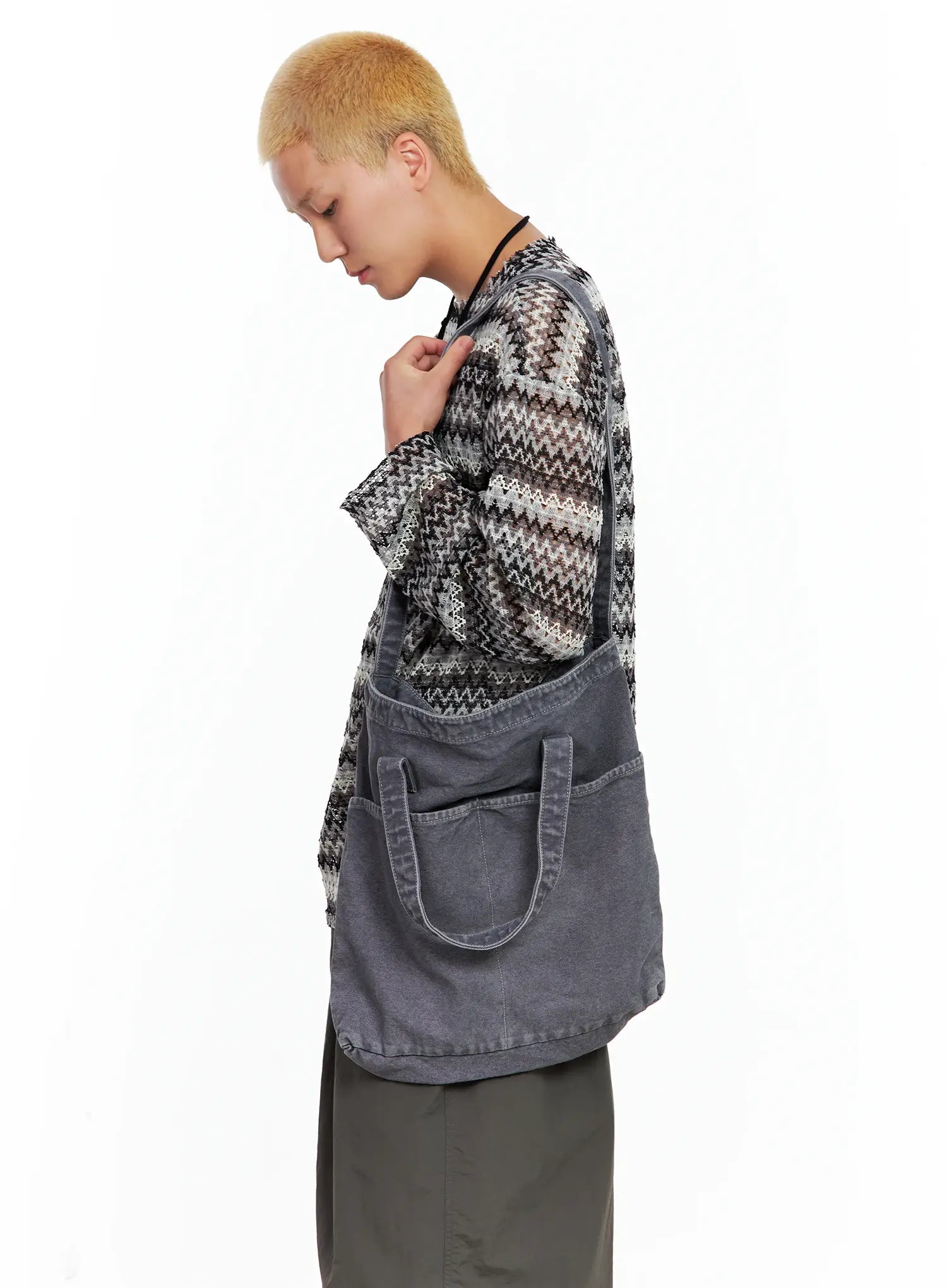 Men's Two-Way Vintage Cotton Bag IL511