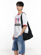 Men's Square Messenger Bag IL501