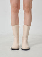 Mid-Calf Side Zip Boots OJ300