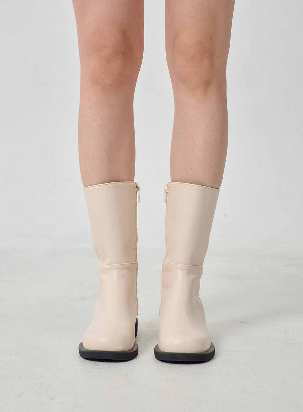 Mid-Calf Side Zip Boots OJ300