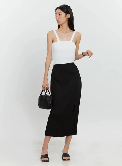 Square Toe Mule Sandals IS516