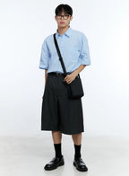 Men's Leather Shoulder Bag IG519