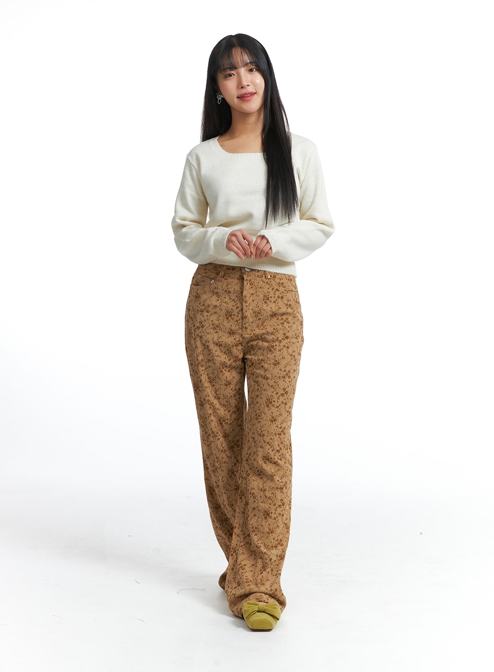 Large Bow Ballerinas OJ405