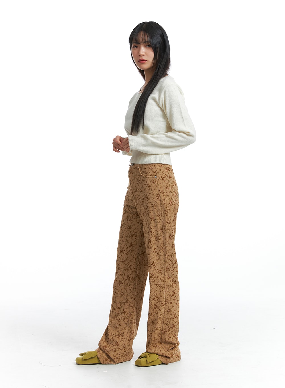 Large Bow Ballerinas OJ405