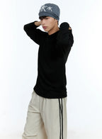 Men's Striped Floral Cap IL515