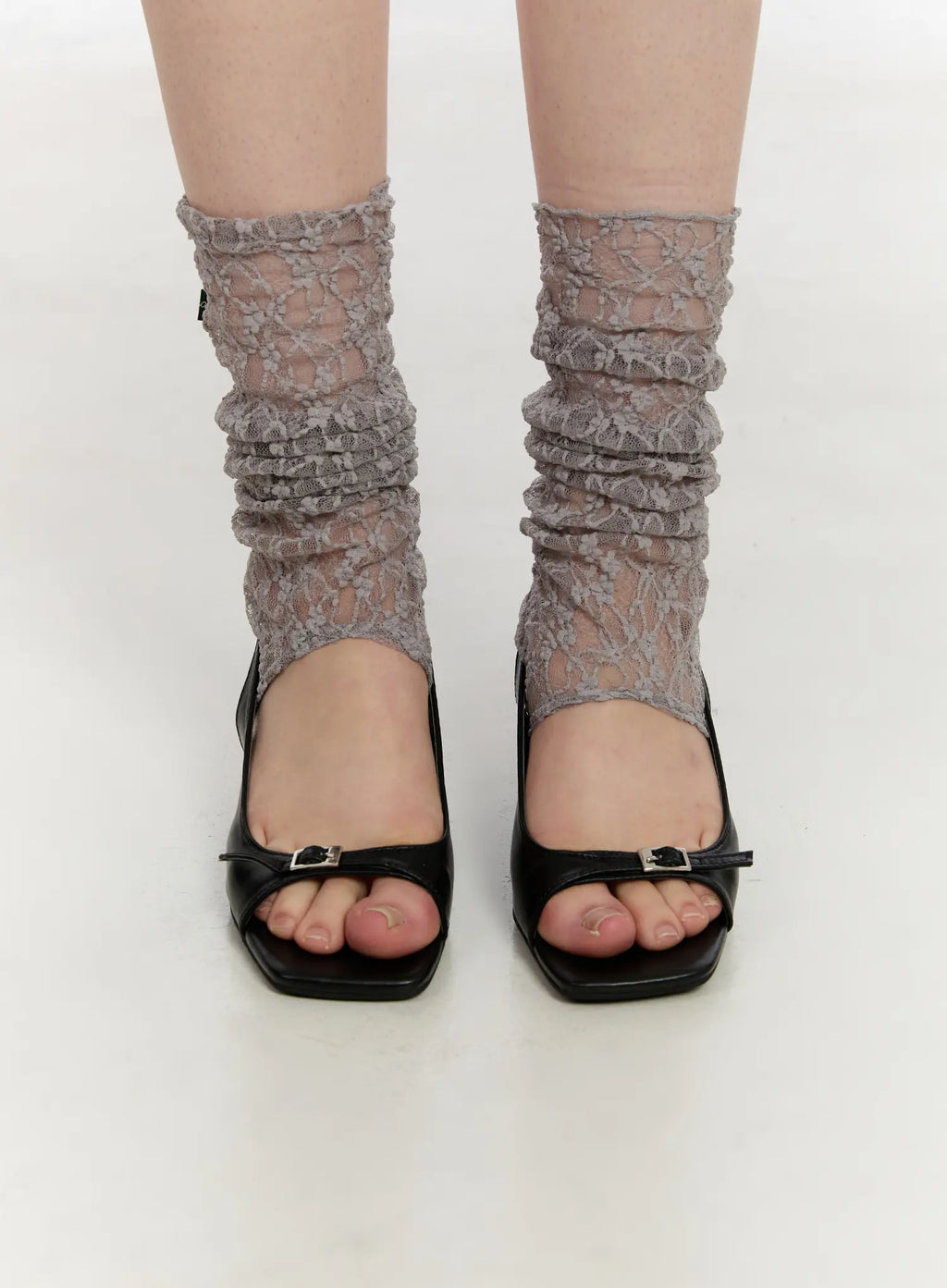 Buckle Strap Kitten Heels Sandals CA507