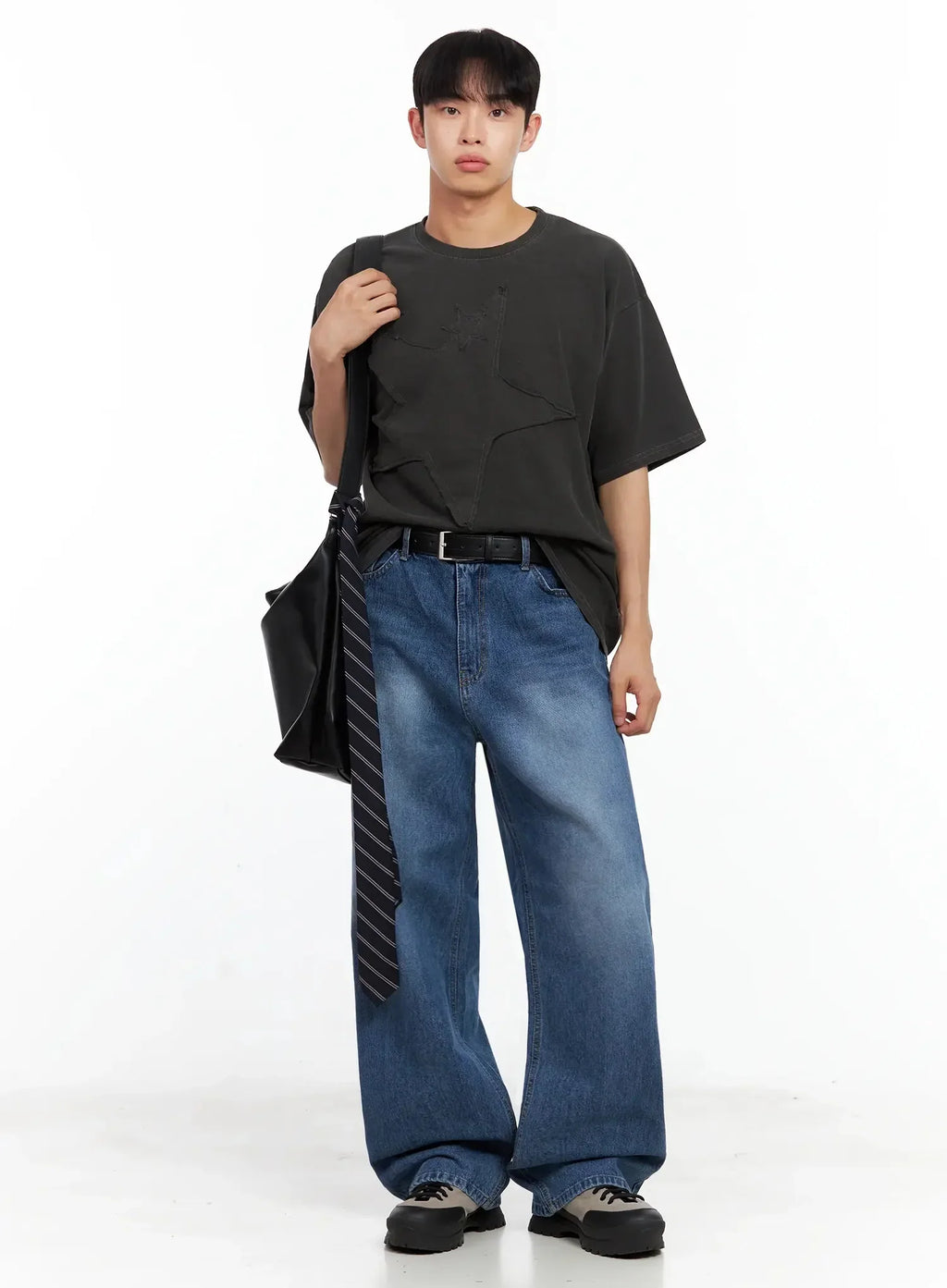 Men's Oversized Crossbody Shoulder Bag IL516