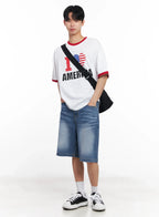Men's Square Messenger Bag IL501