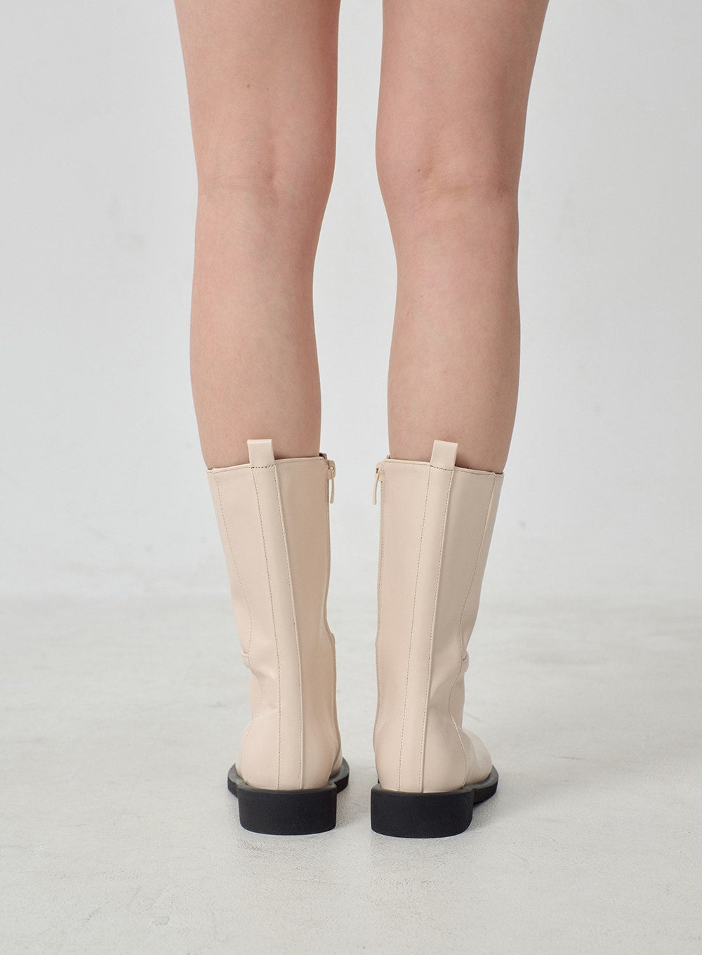 Mid-Calf Side Zip Boots OJ300