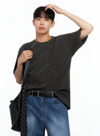 Men's Oversized Crossbody Shoulder Bag IL516