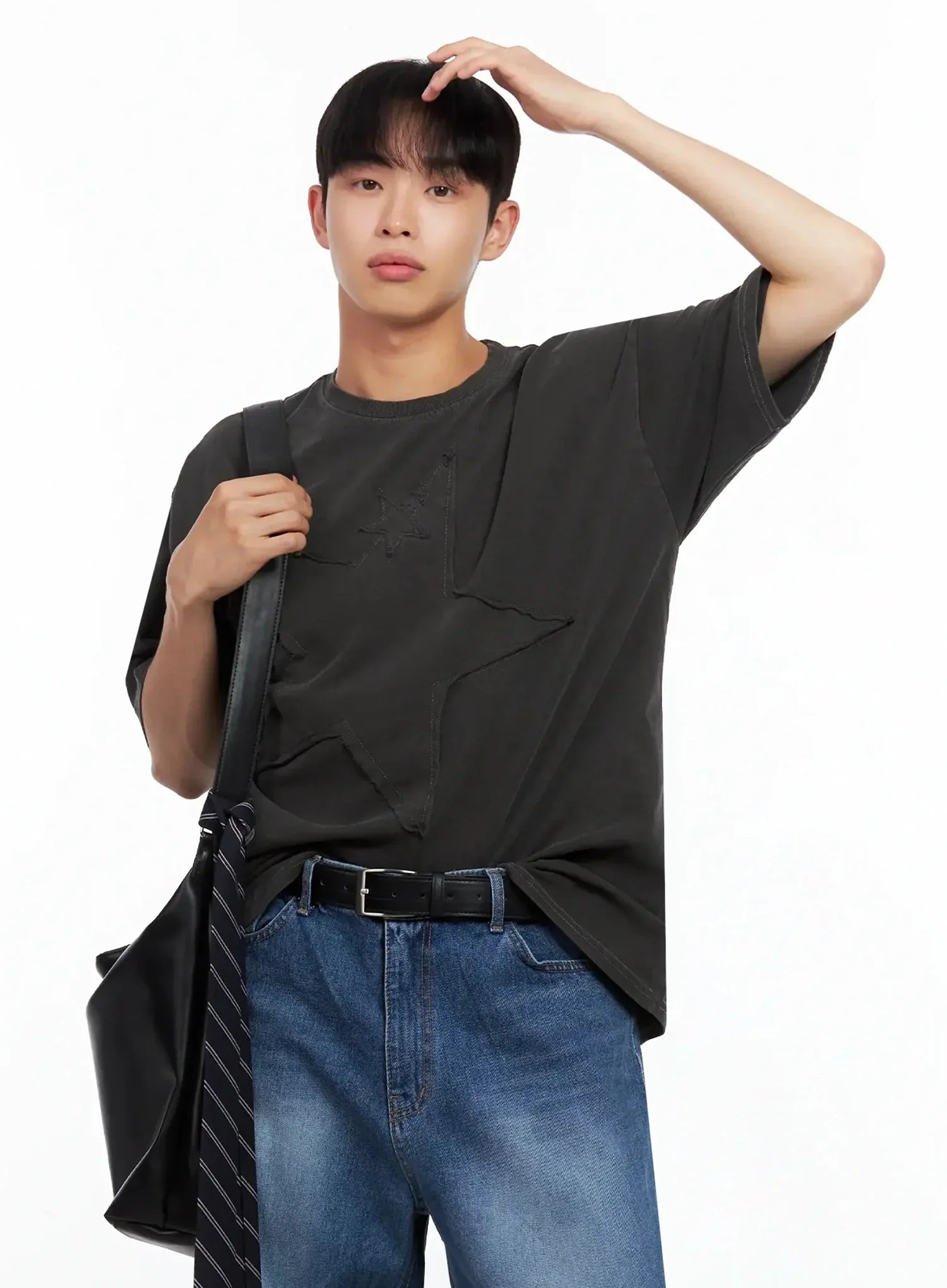 Men's Oversized Crossbody Shoulder Bag IL516