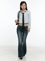 Chic Minimalist Fashion Glasses with Double Bridge CS518