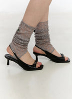 Buckle Strap Kitten Heels Sandals CA507
