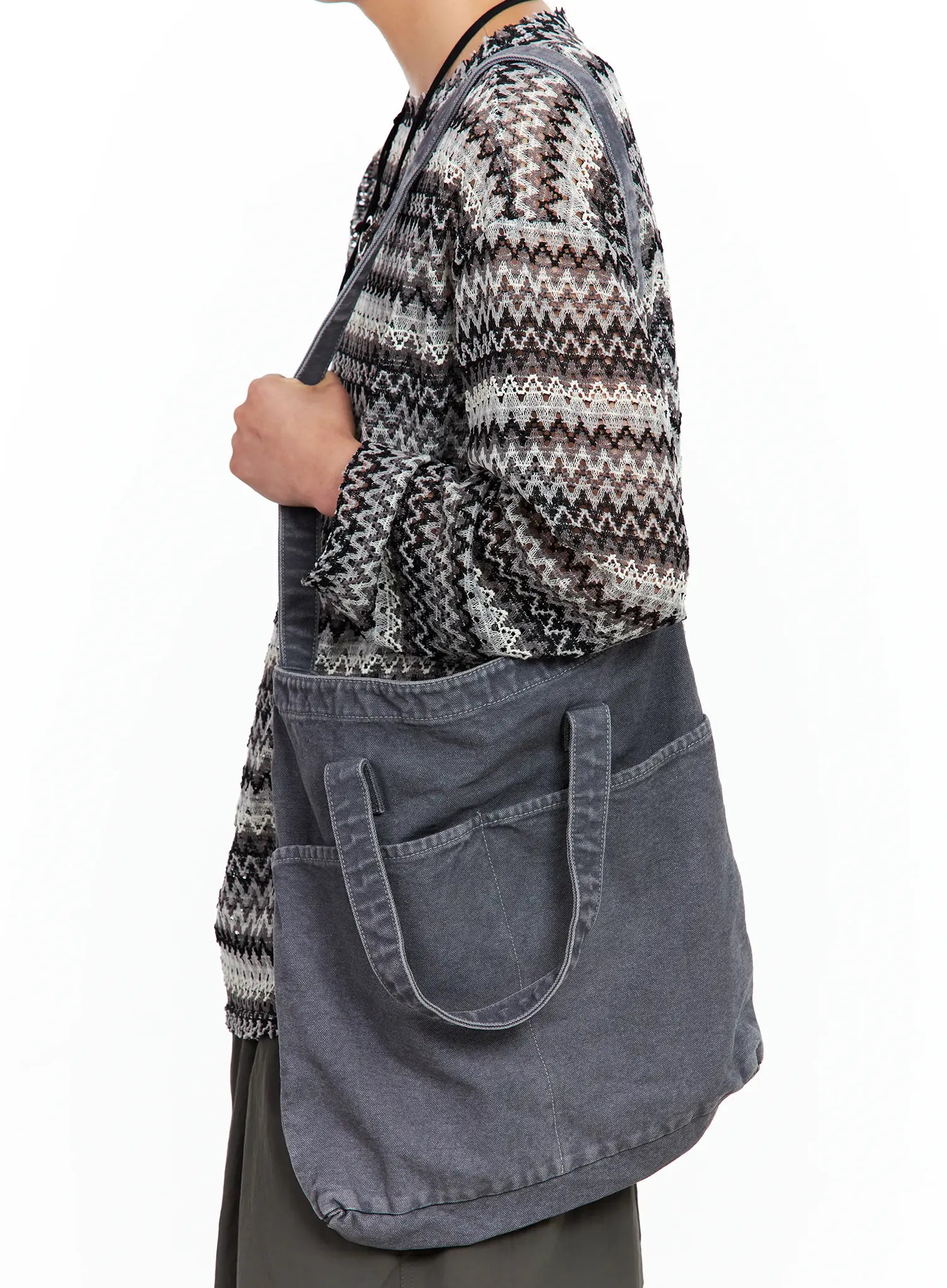 Men's Two-Way Vintage Cotton Bag IL511