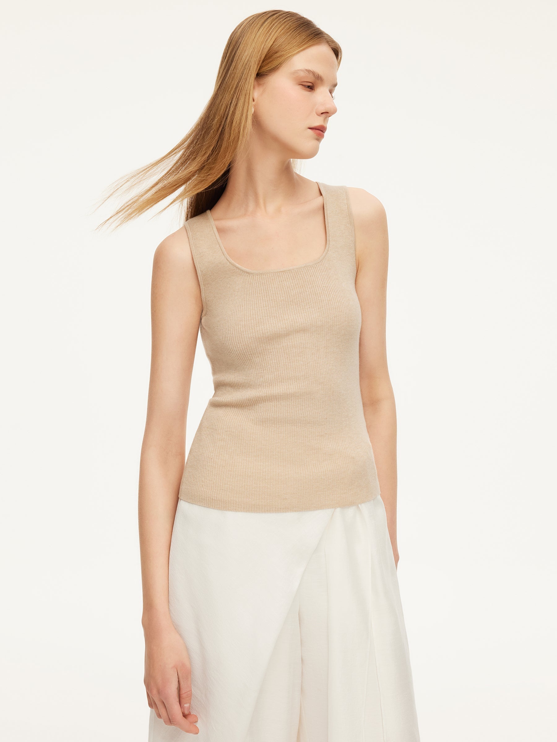 Women's Square Neck Strappy Top