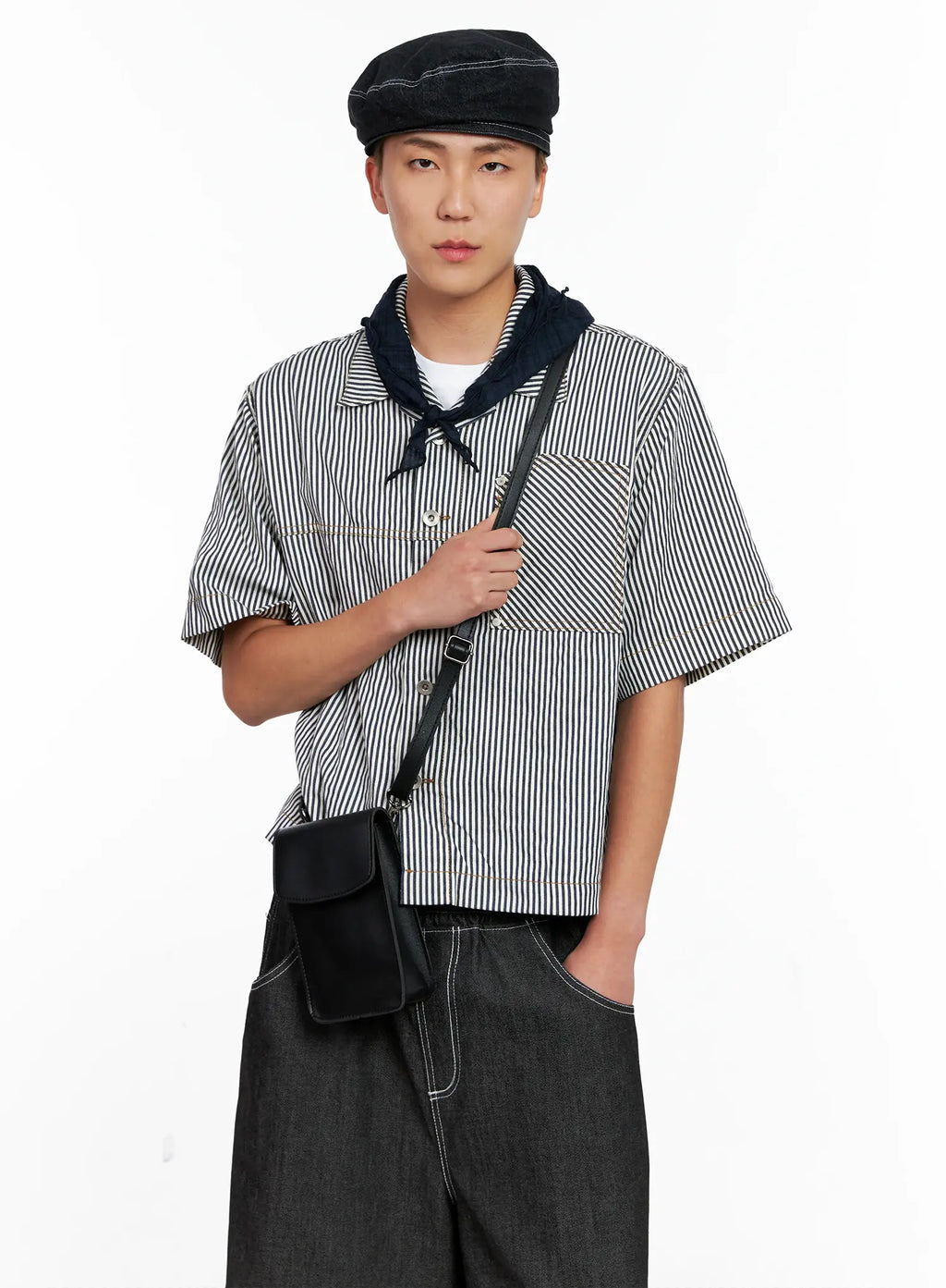 Men's Minimalist Crossbody Bag IG508