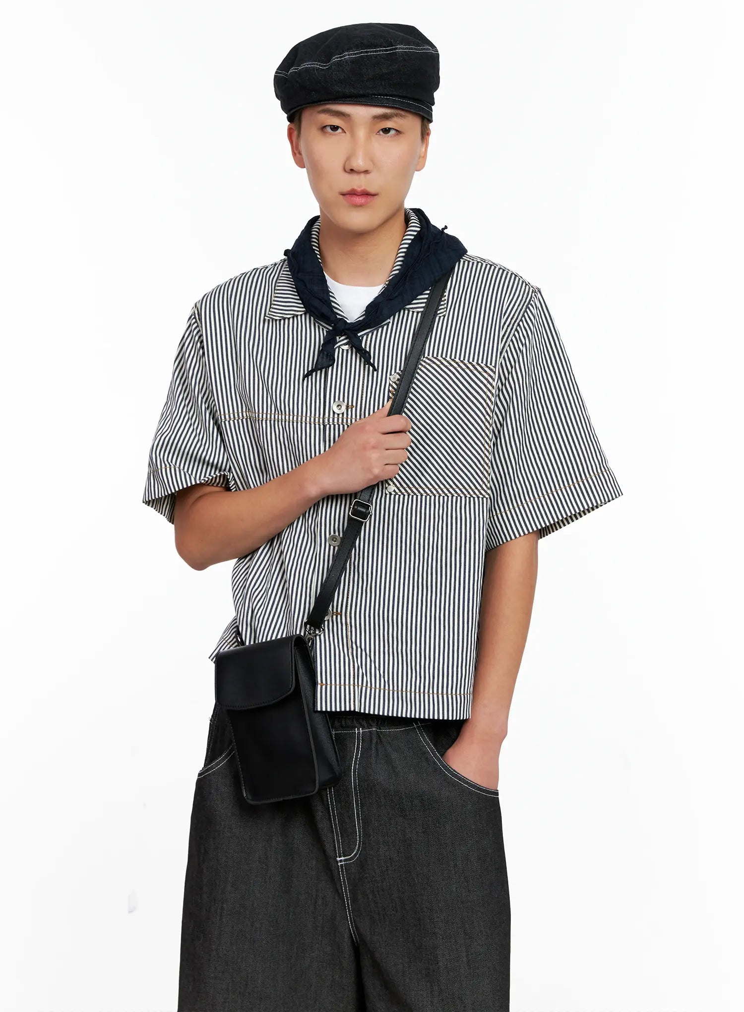 Men's Minimalist Crossbody Bag IG508