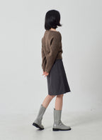 Mid-Calf Side Zip Boots OJ300