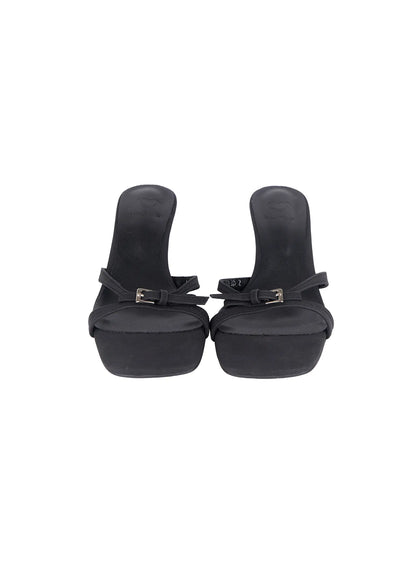 Belted Square Toe Heels CF510