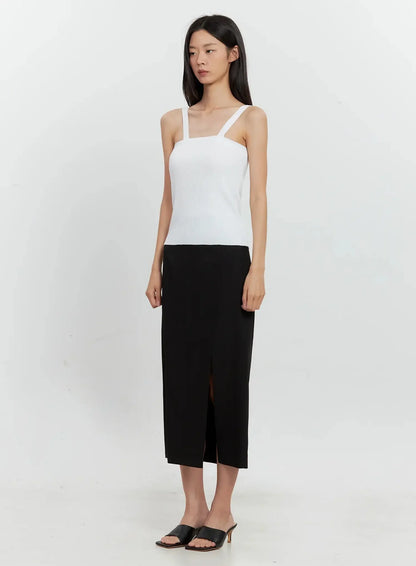 Square Toe Mule Sandals IS516