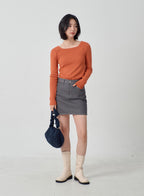 Mid-Calf Side Zip Boots OJ300