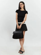 Square Toe Mule Sandals IS516