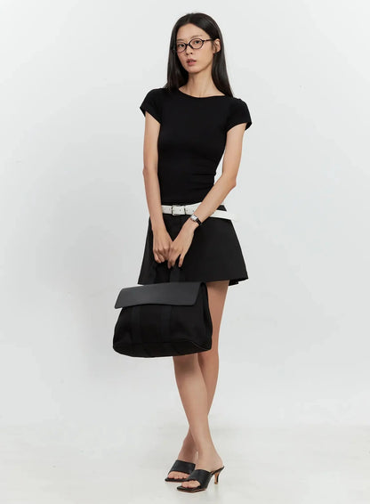Square Toe Mule Sandals IS516