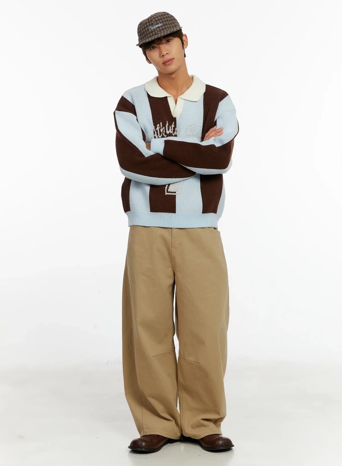 Checked Street Style Camp Hat ID523