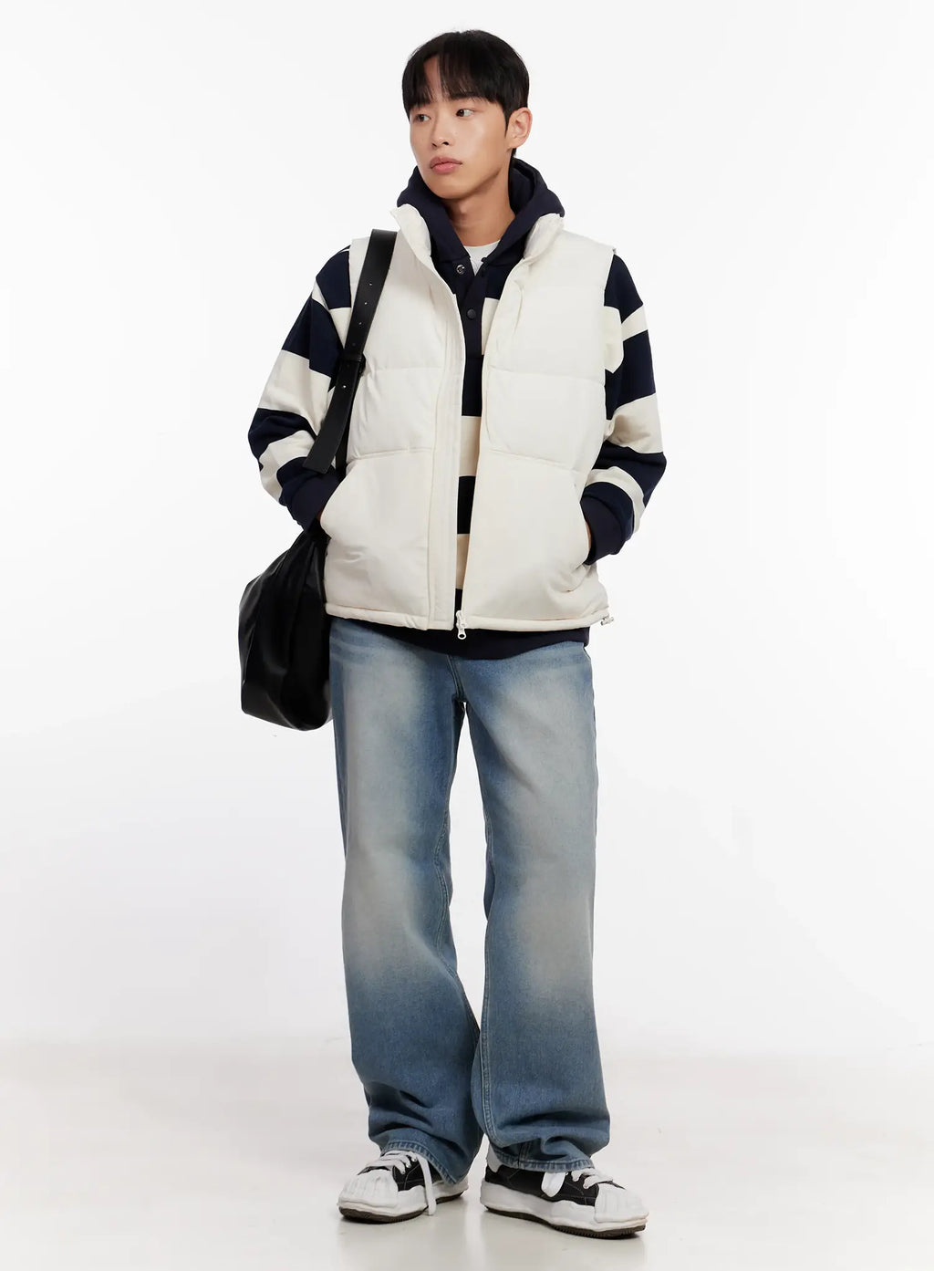 Chic Shoulder Bag Made of Faux Leather IO523