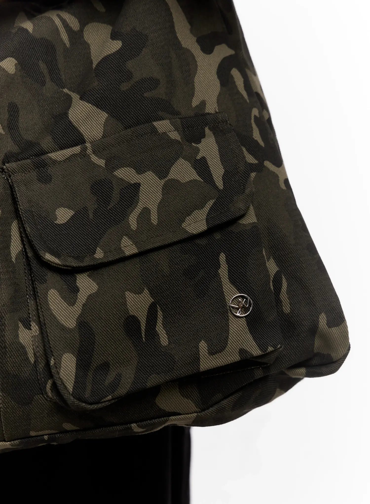 Camo Shoulder Bag with Utility Pockets IO 528