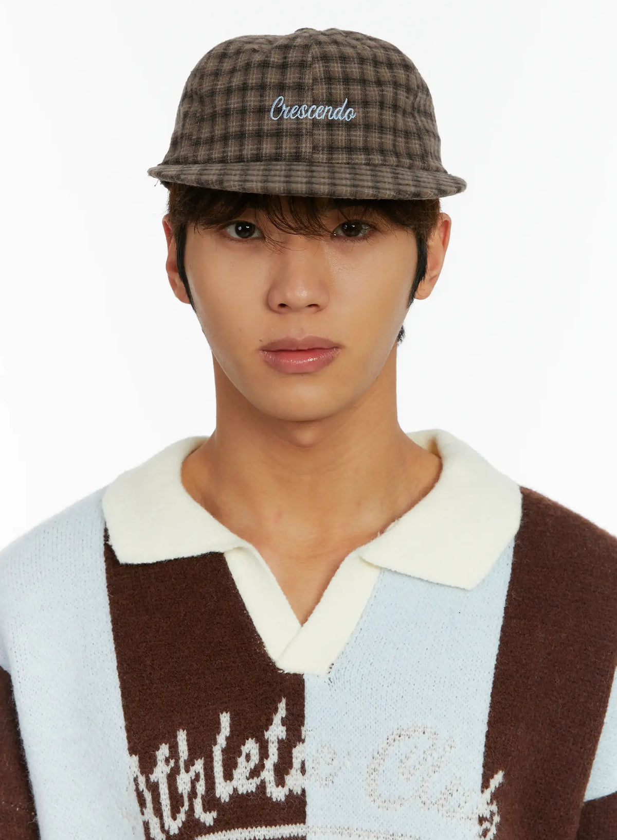 Checked Street Style Camp Hat ID523