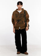 Camo Shoulder Bag with Utility Pockets IO 528