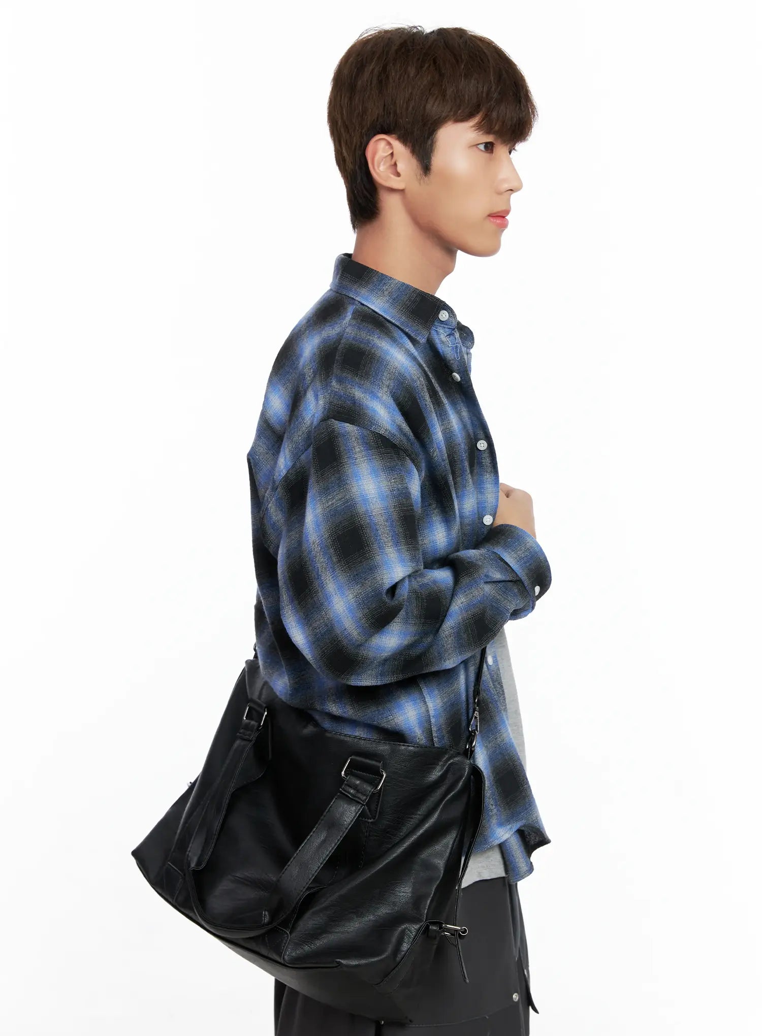 Faux Leather Tote Bag IO506