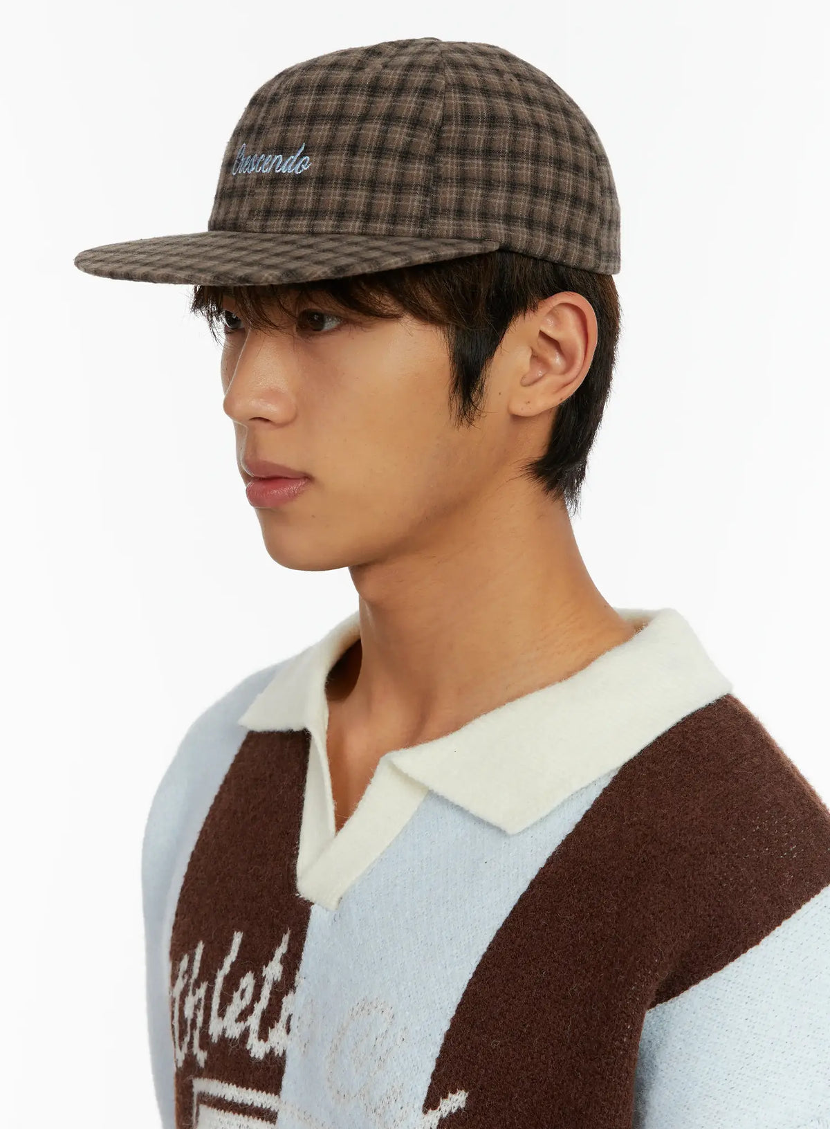 Checked Street Style Camp Hat ID523