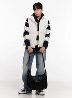 Chic Shoulder Bag Made of Faux Leather IO523