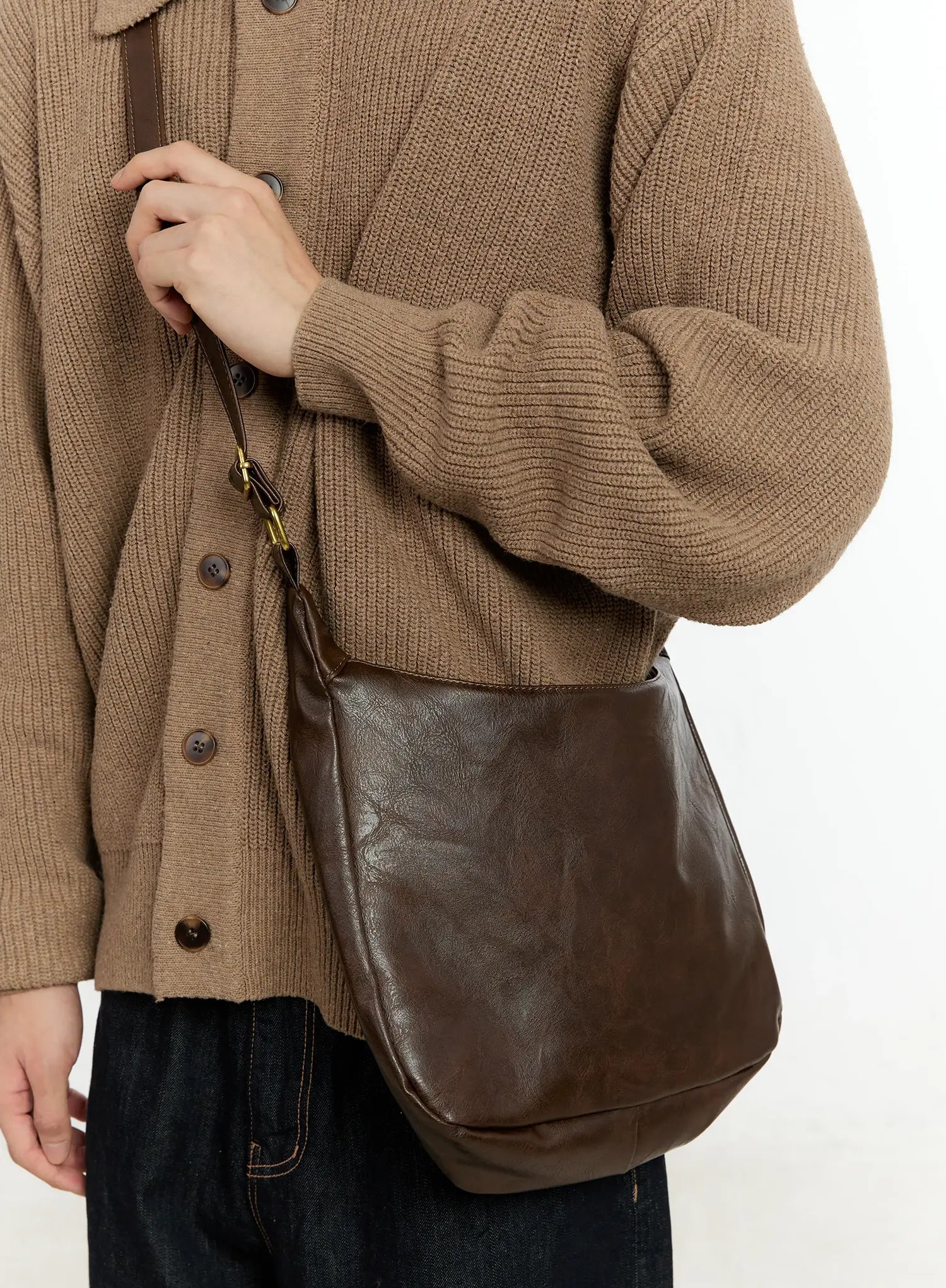 Stitch Detail Shoulder Bag IN503