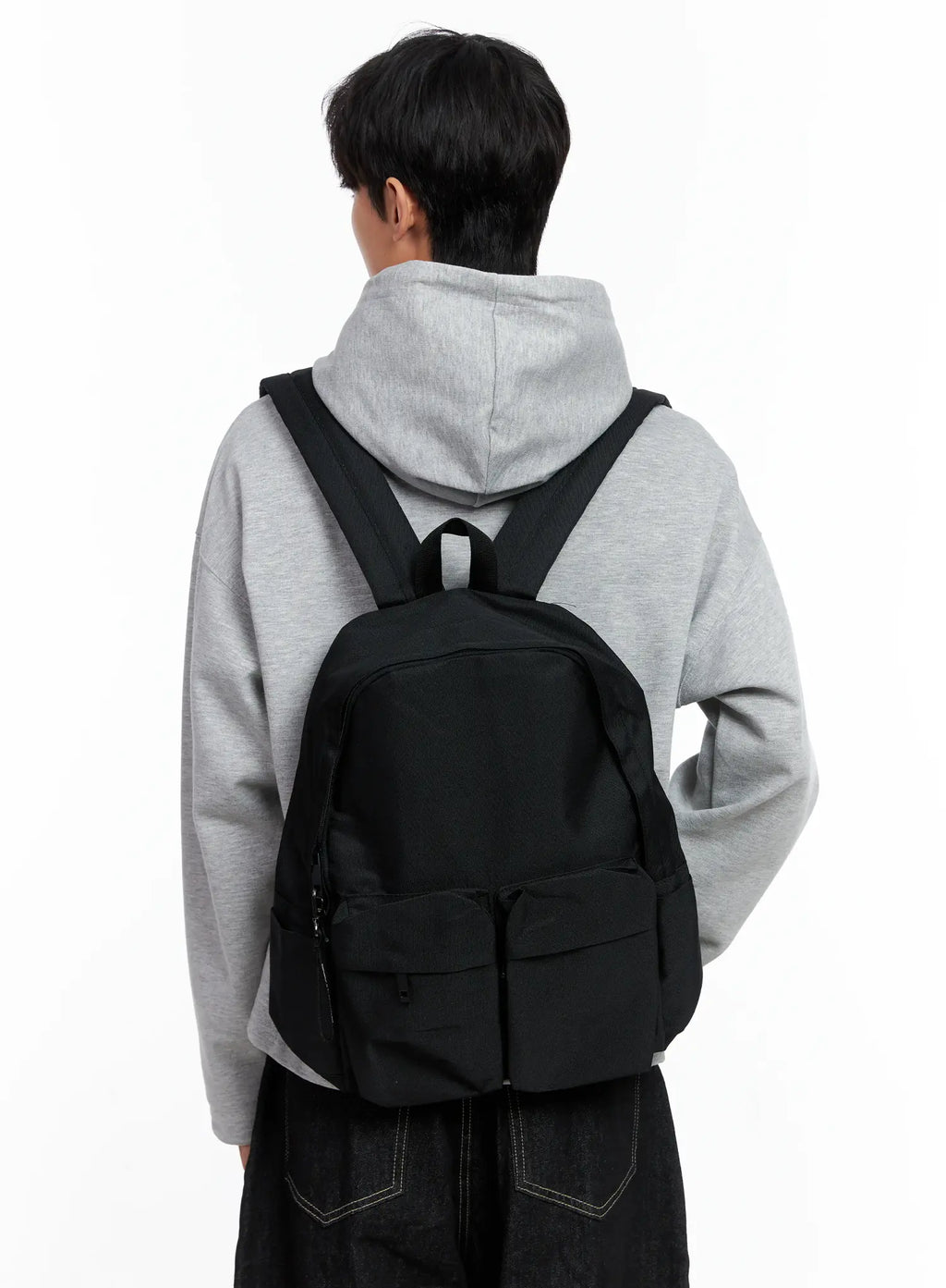 Casual Two-Pocket Backpack IS519