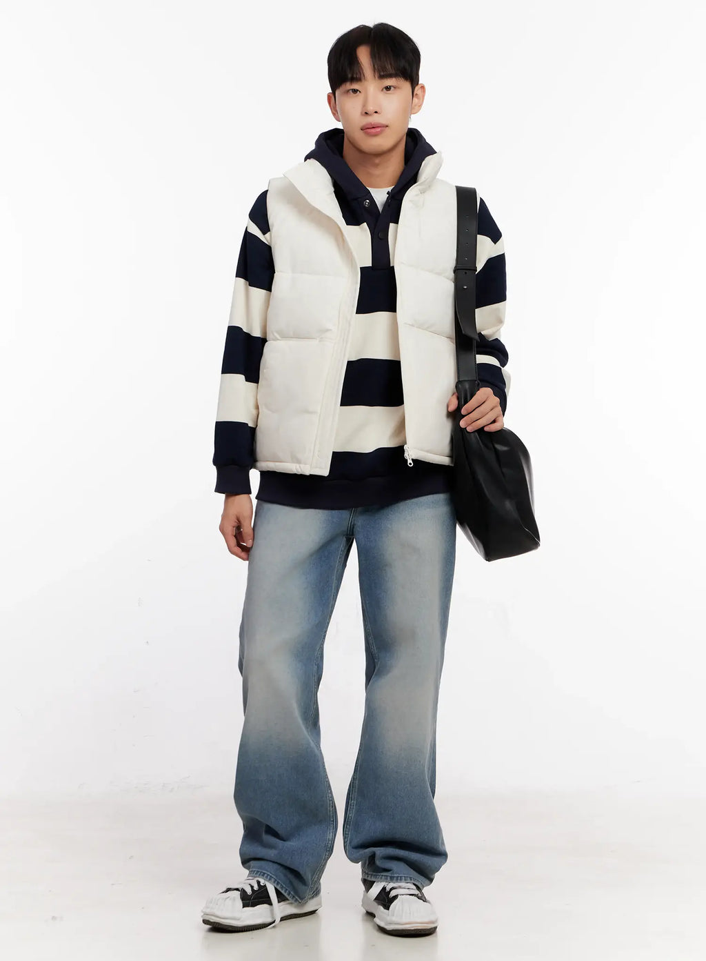 Chic Shoulder Bag Made of Faux Leather IO523