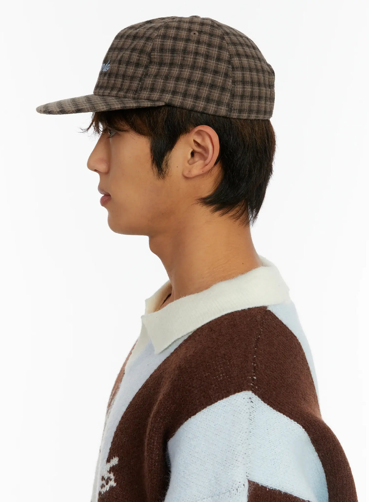 Checked Street Style Camp Hat ID523