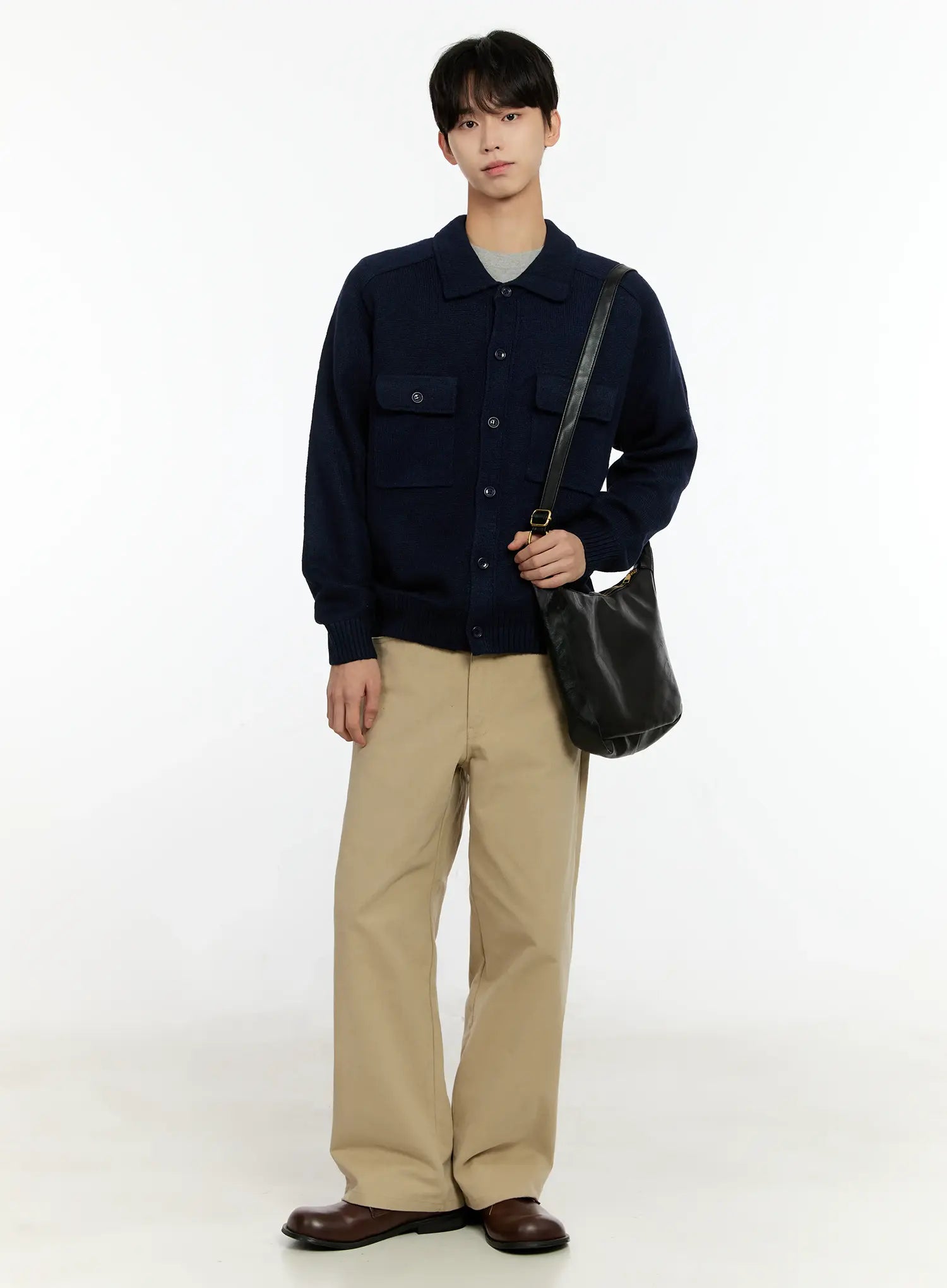 Stitch Detail Shoulder Bag IN503