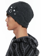 Button Decor Beanie IO506