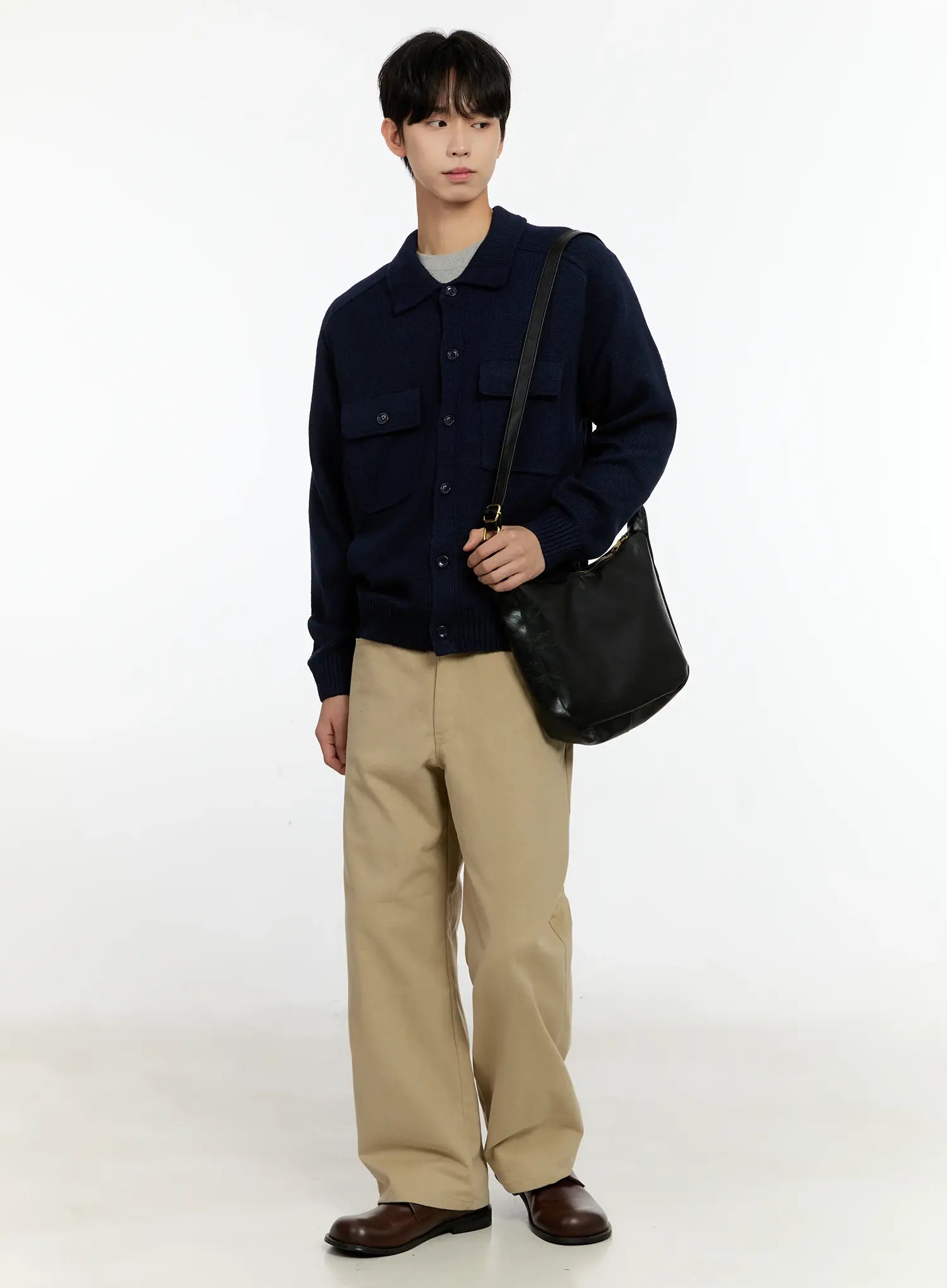 Stitch Detail Shoulder Bag IN503