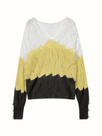 Renilda | Elegant Knitted Jumper with V-Neck